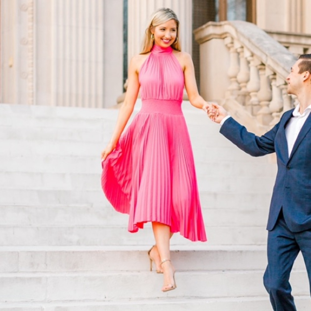 Red Dress Boutique Pink Midi Dress